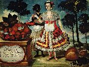 unknow artist Retrato de una senora principal con su negra esclava France oil painting artist
